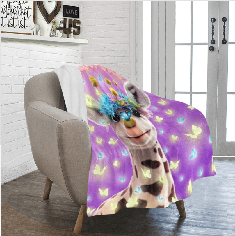 POMFURS© Bumby Microfleece Blanket (5 sizes)