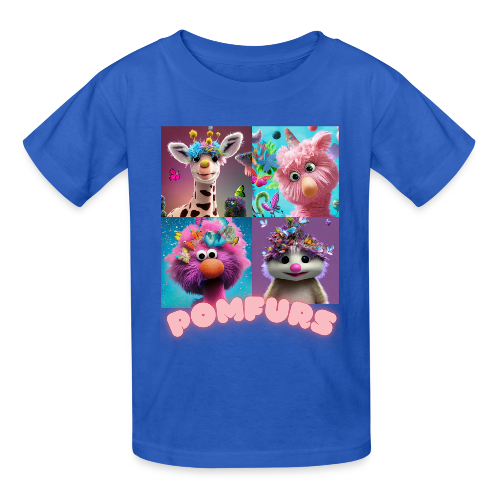POMFURS© Ultra Cotton Youth T-Shirt - royal blue