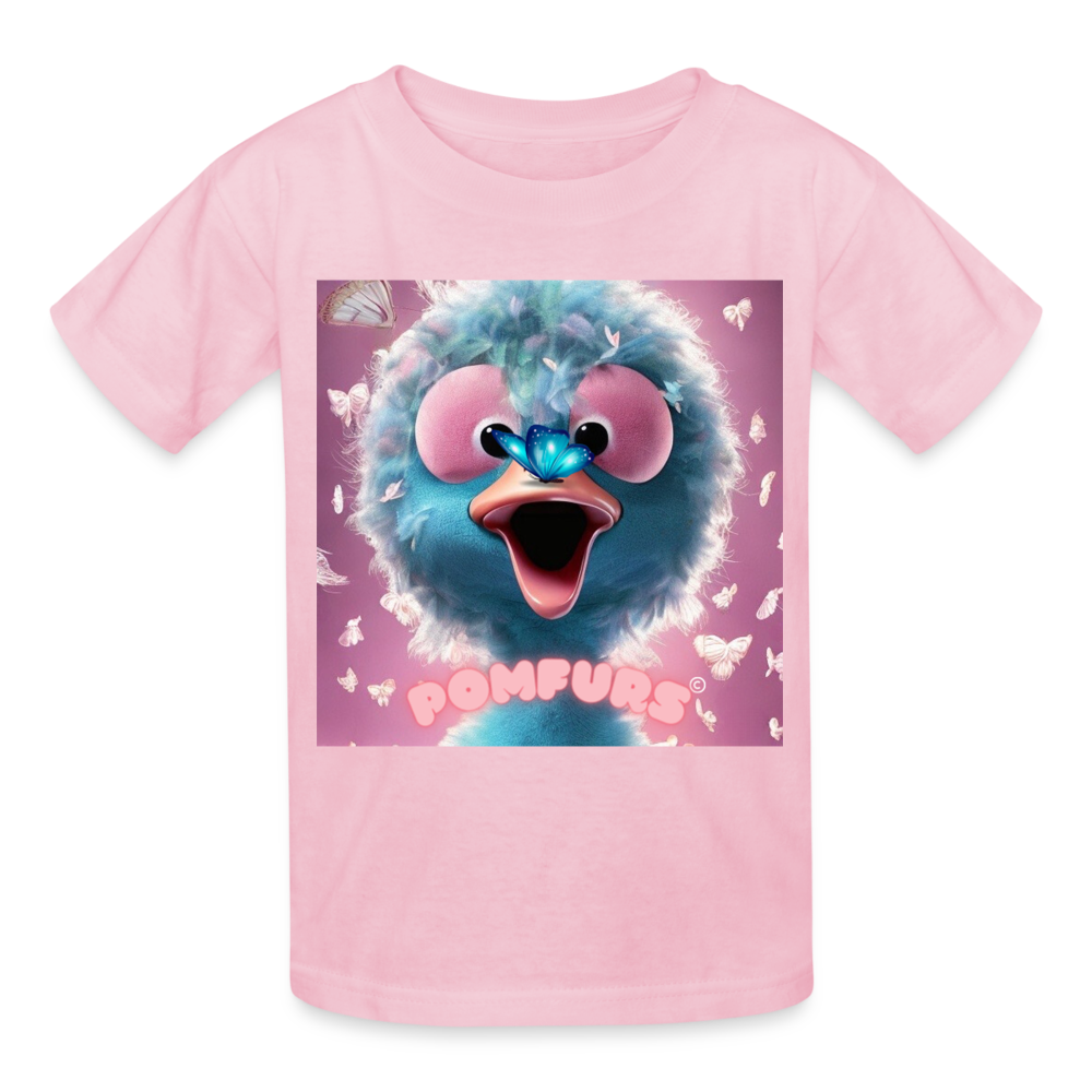 POMFURS© Enchanted Butterfly Ultra Cotton Youth T-Shirt - light pink