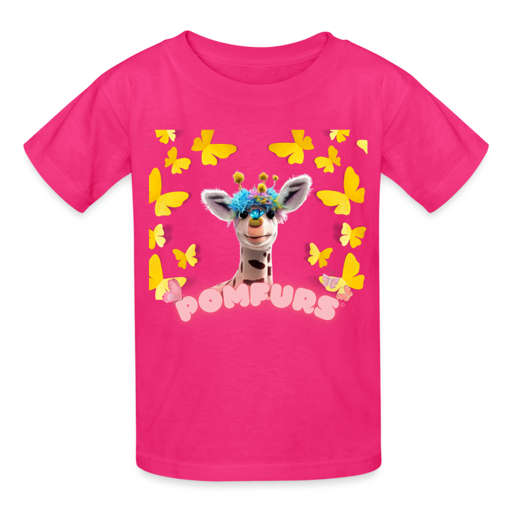 POMFURS Bumby Ultra Cotton Youth T-Shirt - fuchsia