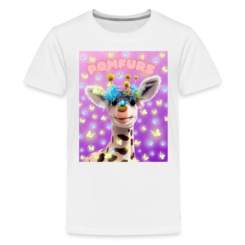 POMFURS© Bumby Kids' Premium T-Shirt - white