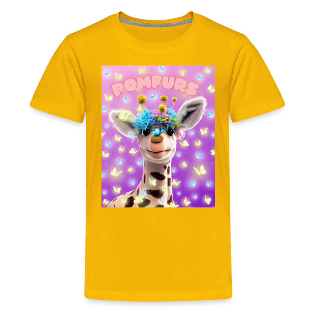 POMFURS© Bumby Kids' Premium T-Shirt - sun yellow