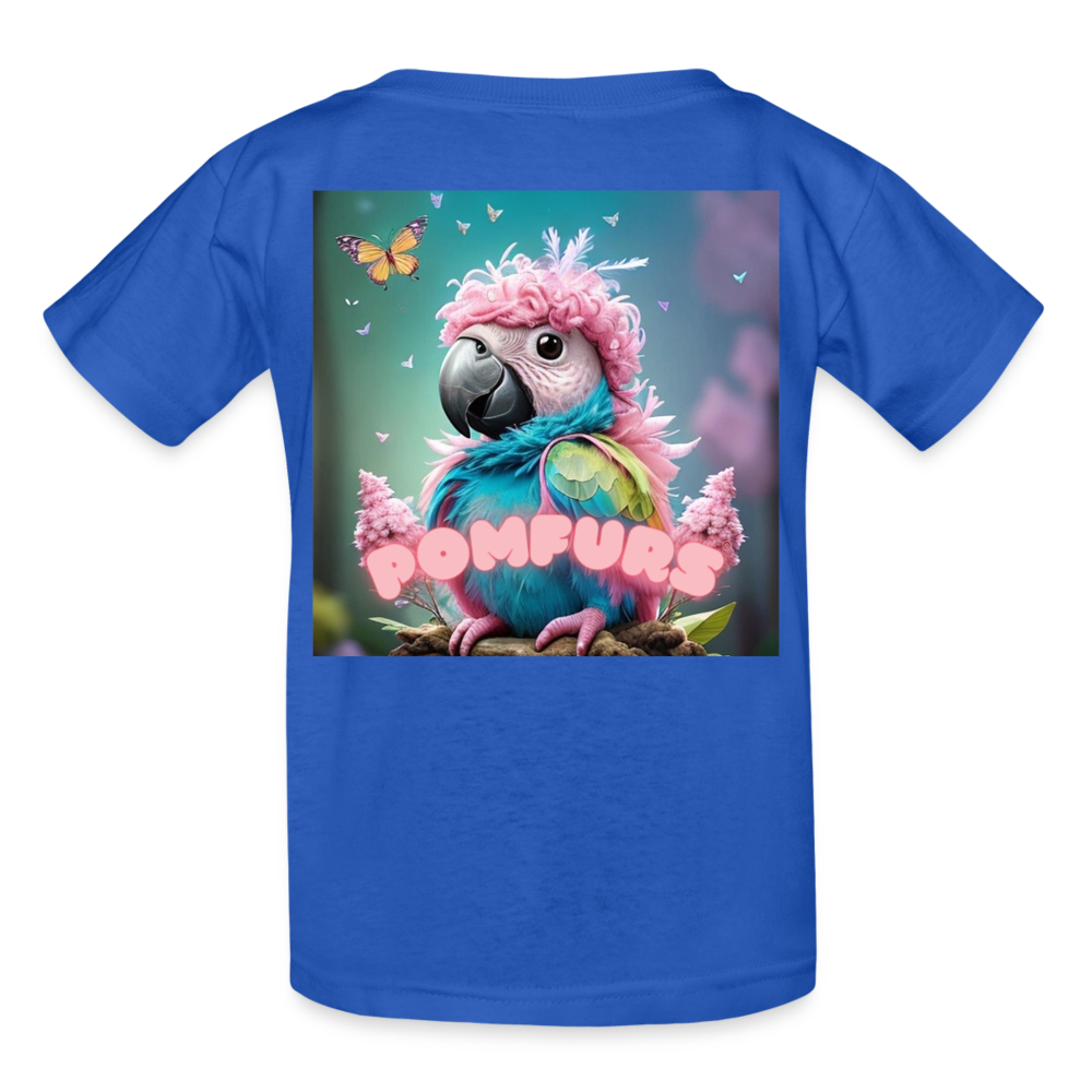 POMFURS© Ultra Cotton Sustainable Youth T-Shirt - royal blue