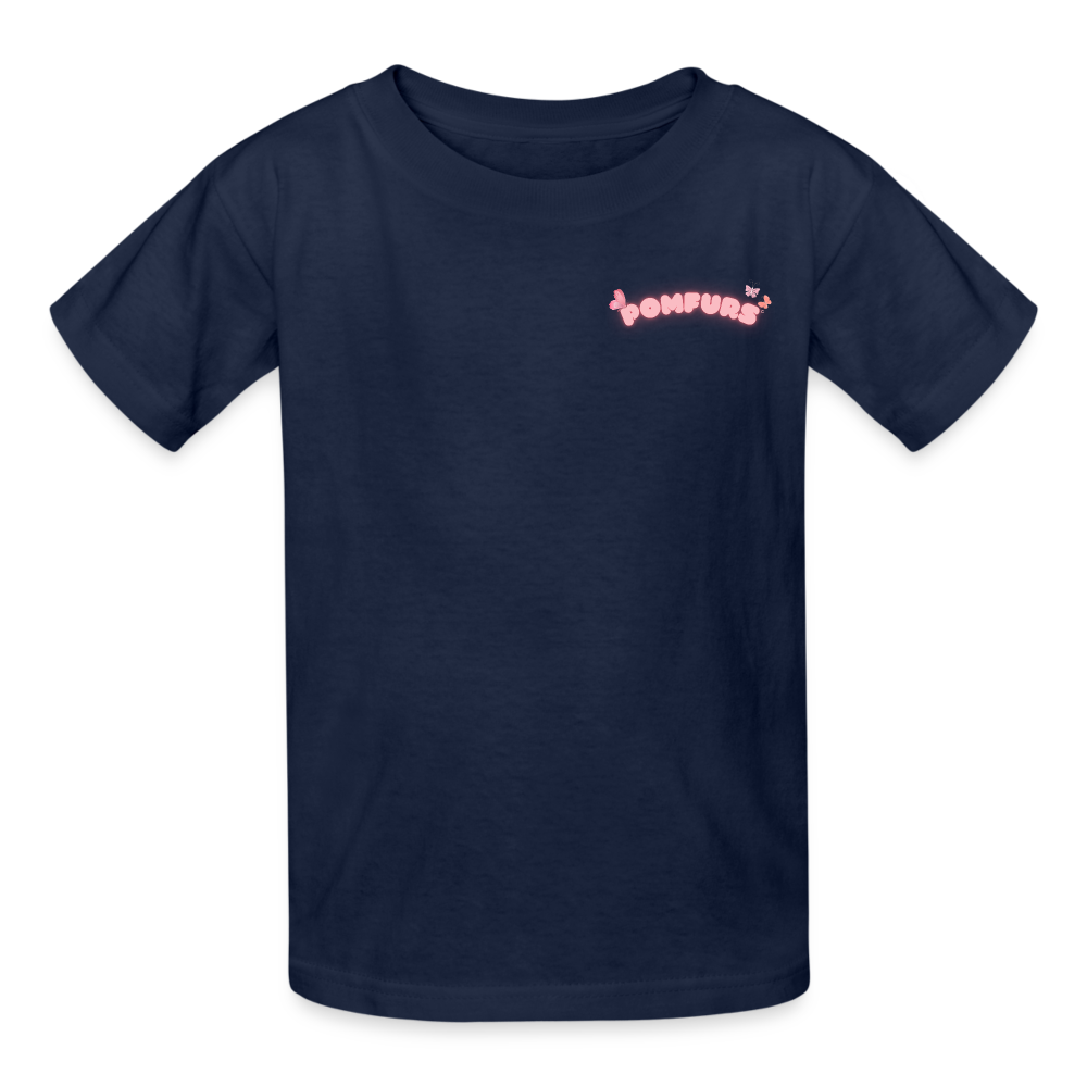POMFURS© Ultra Cotton Sustainable Youth T-Shirt - navy