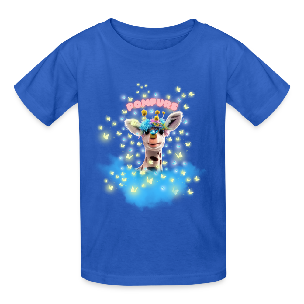 POMFURS© Bumby Ultra Cotton Youth T-Shirt - royal blue