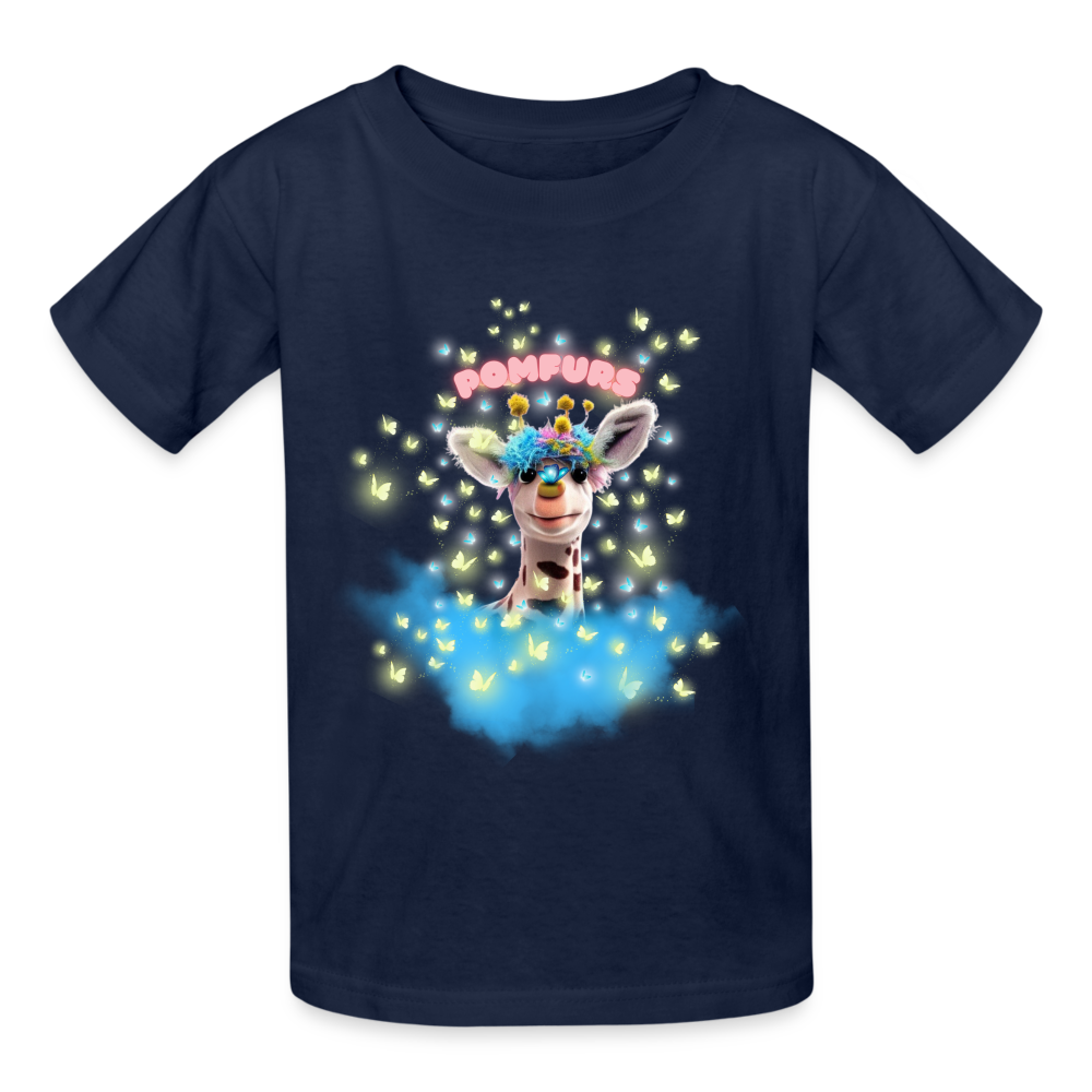 POMFURS© Bumby Ultra Cotton Youth T-Shirt - navy