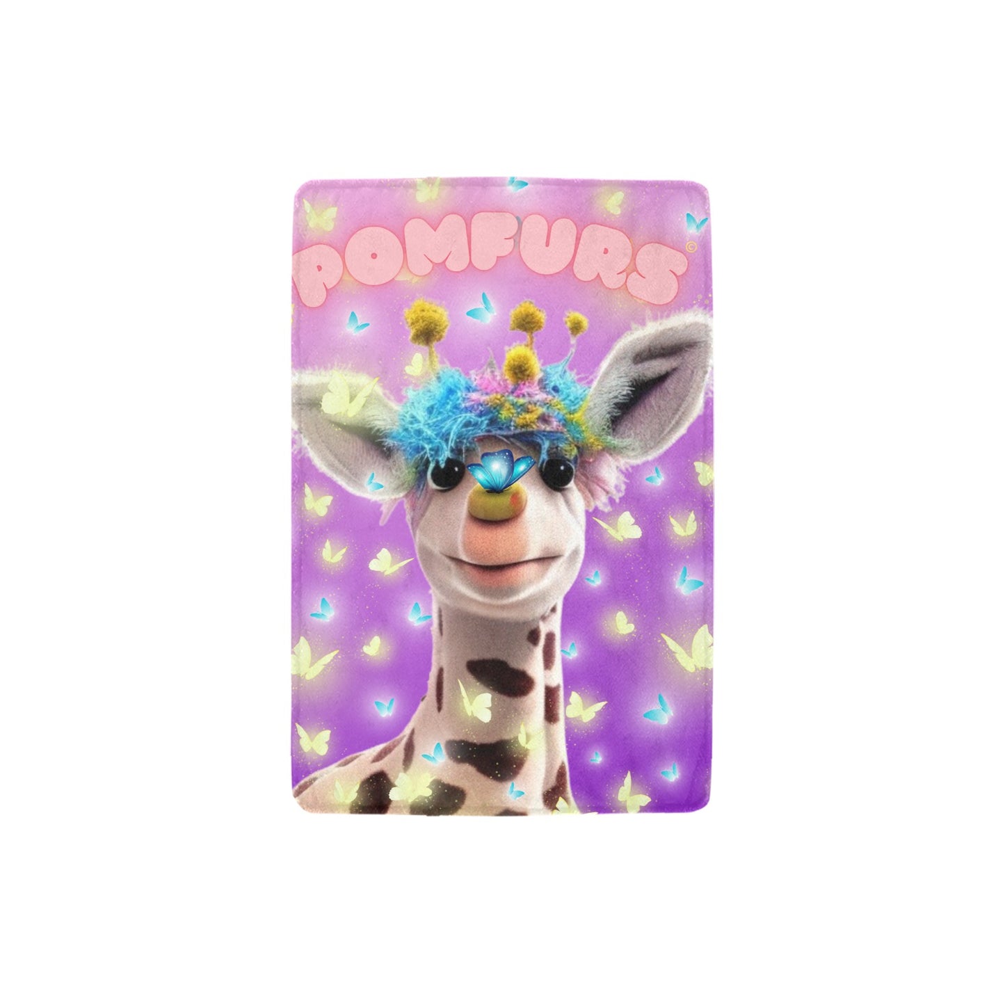 POMFURS© Bumby Microfleece Blanket (5 sizes)