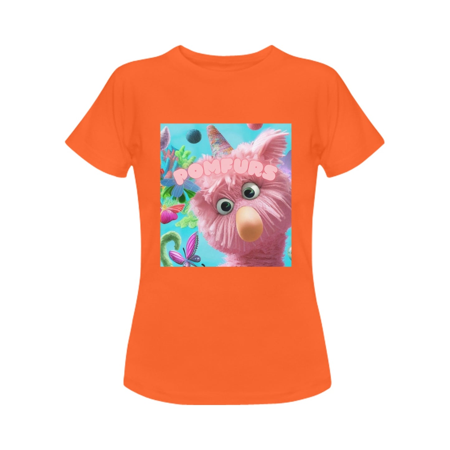 POMFURS© Squeakicorn Womens T-shirts in 3 colors