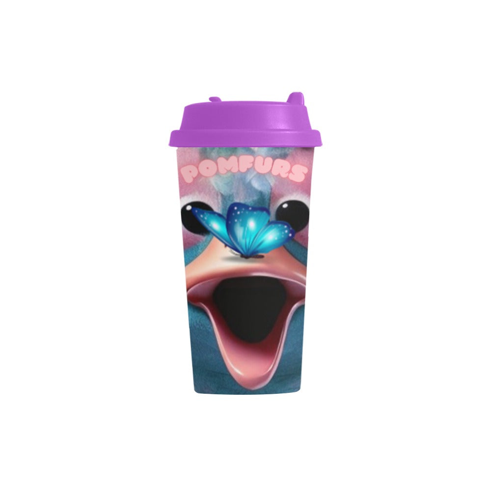 POMFURS© Coby Double Wall Plastic Cup in 3 Colors