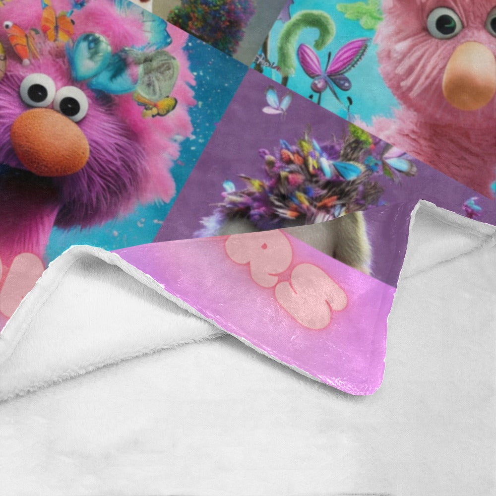 POMFURS© Ultra-Soft Micro Fleece Blanket 30"x40"