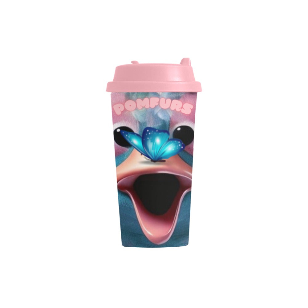 POMFURS© Coby Double Wall Plastic Cup in 3 Colors
