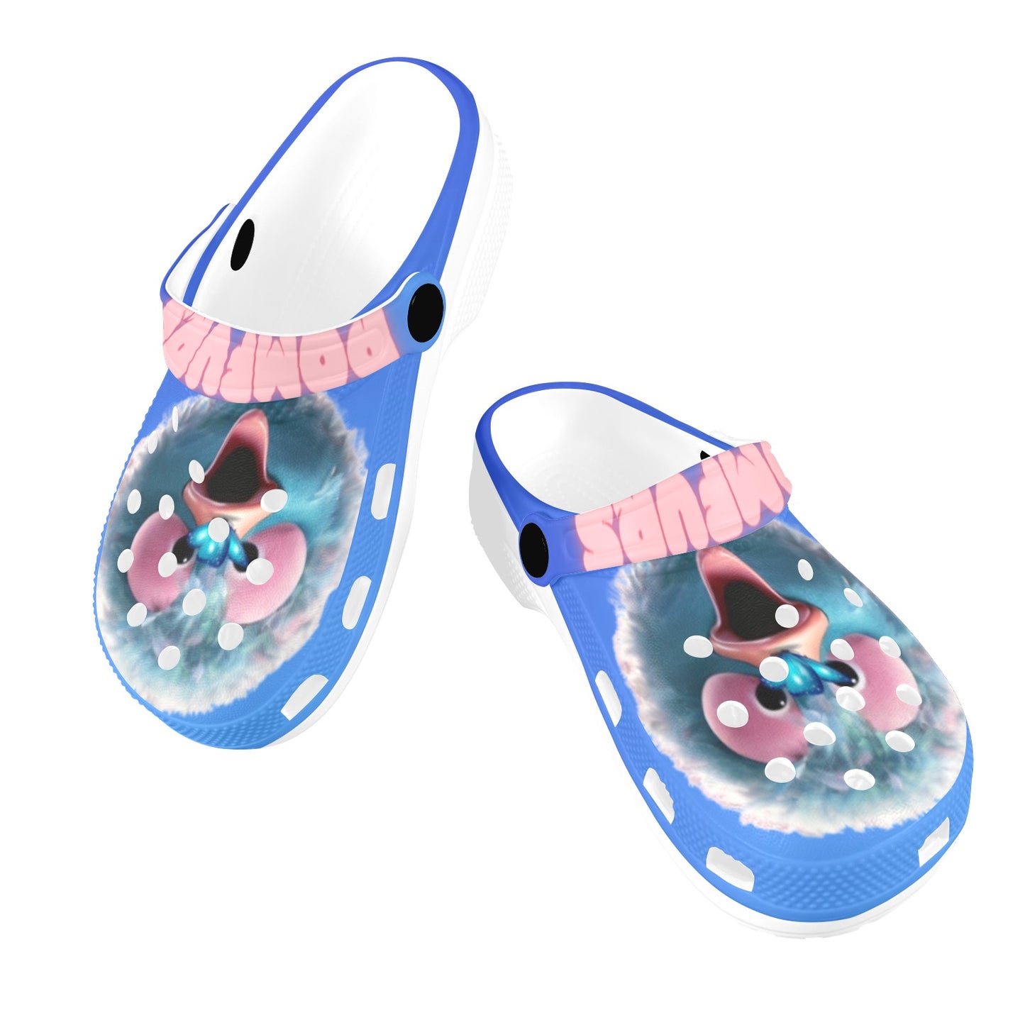 POMFURS© Coby Kids Blue Clogs