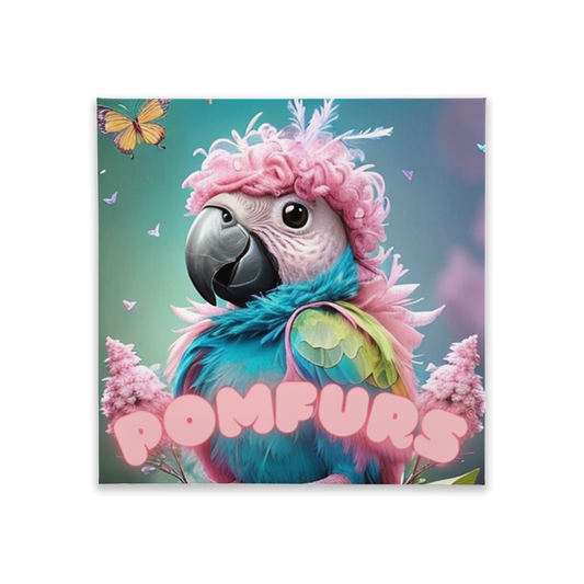 POMFURS© Parrot Canvas Tiles