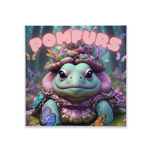 POMFURS© Turtle Canvas Tiles
