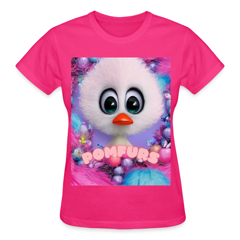 Gildan Ultra Cotton Ladies T-Shirt - fuchsia