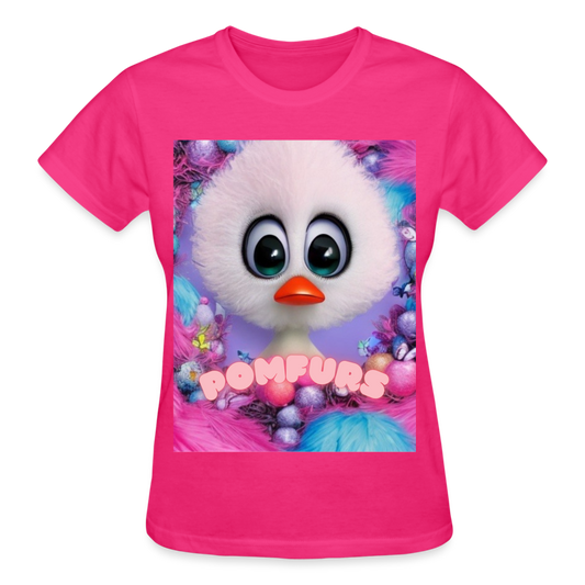 Gildan Ultra Cotton Ladies T-Shirt - fuchsia