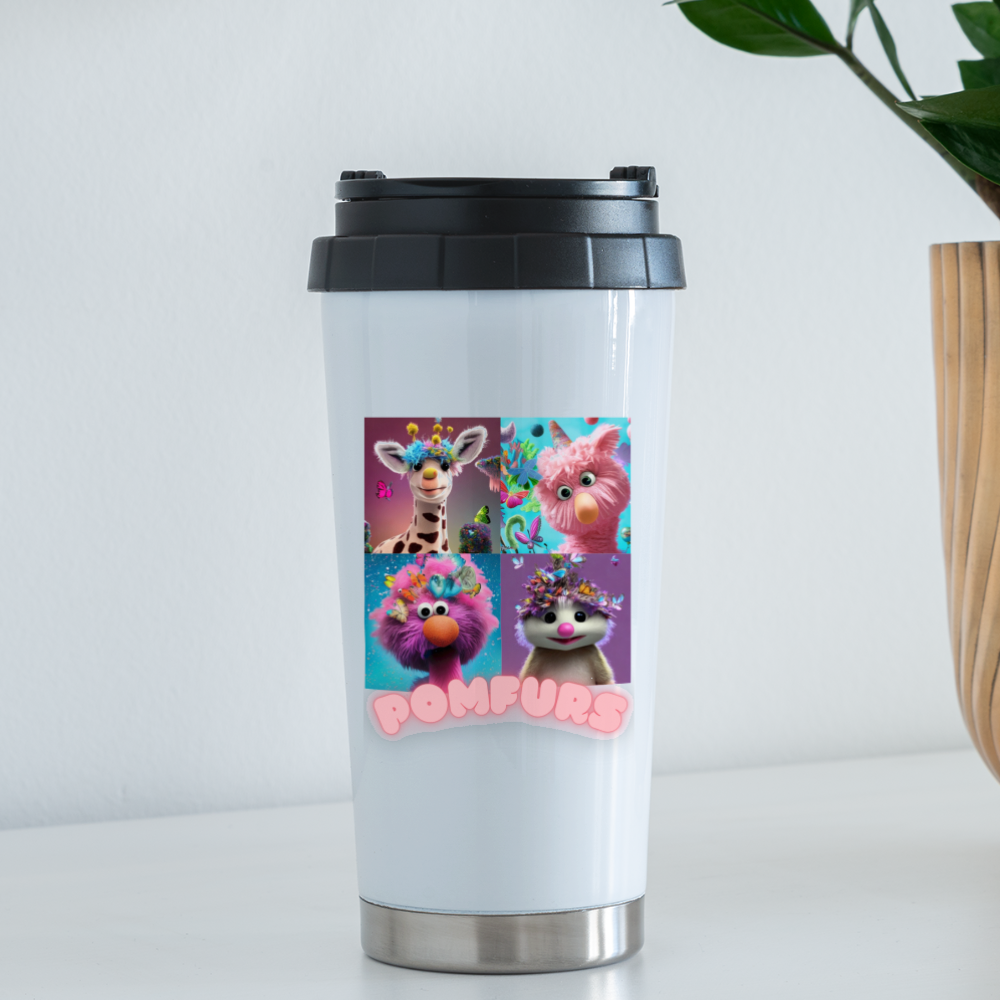 POMUFRS© Travel Mug - white