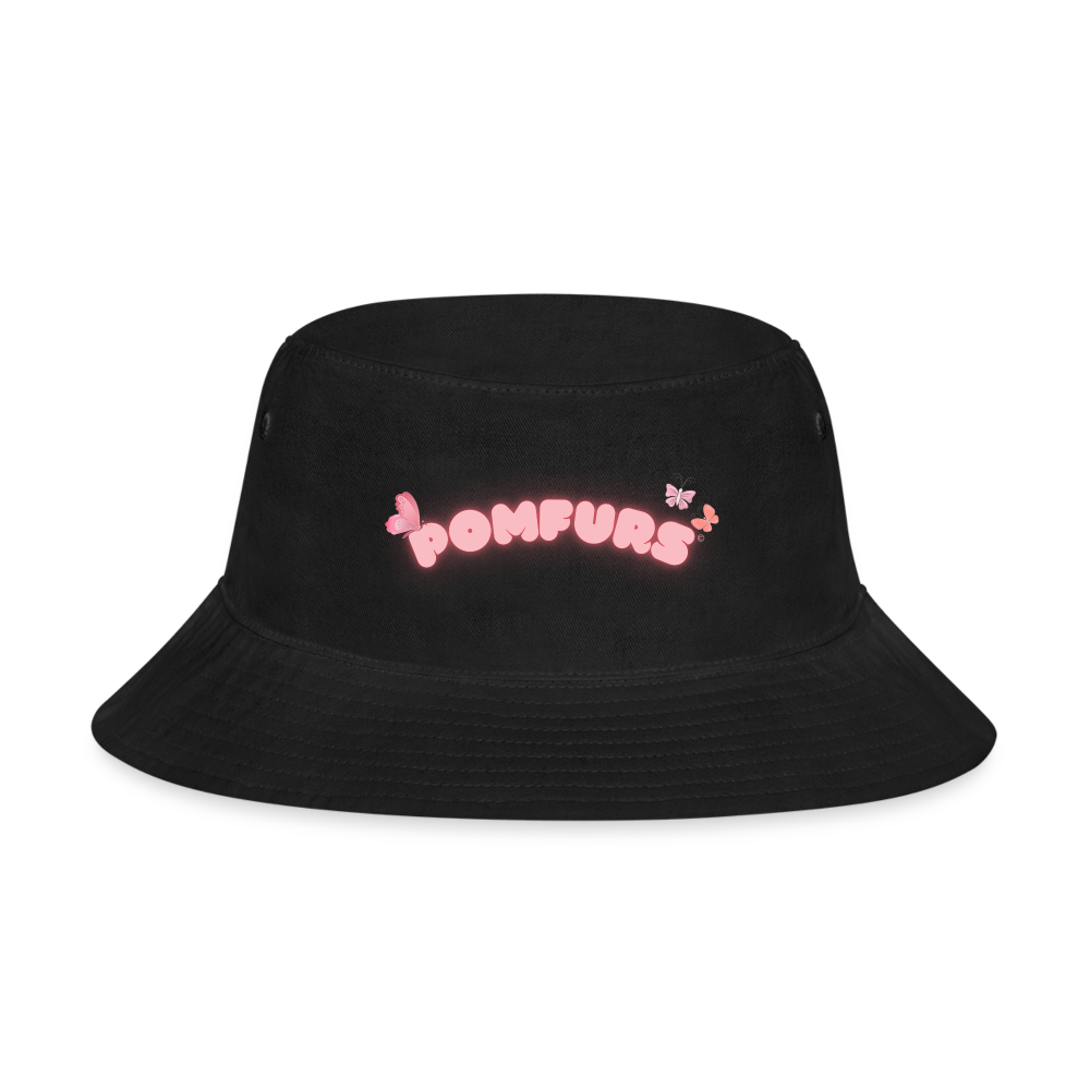 POMFURS© Bucket Hat - black