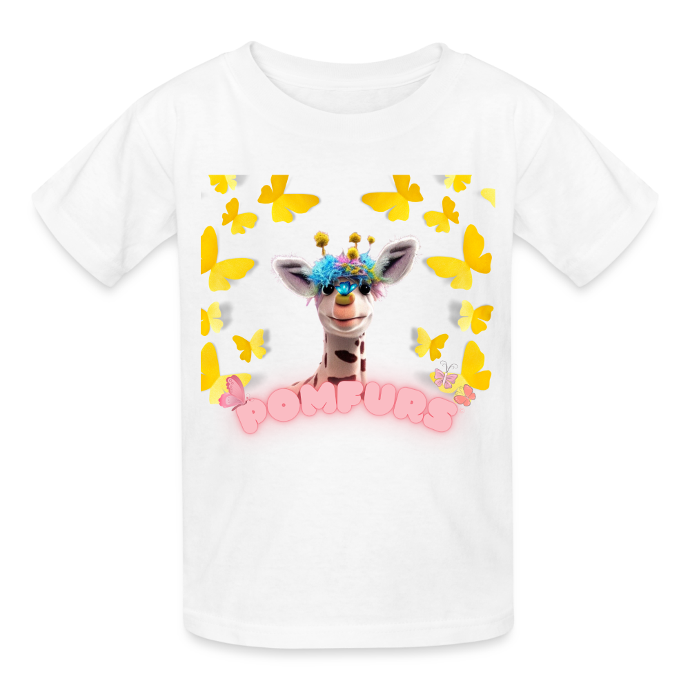 POMFURS Bumby Ultra Cotton Youth T-Shirt - white