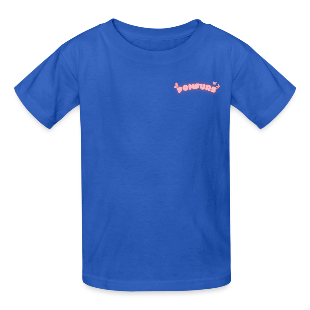 POMFURS© Ultra Cotton Sustainable Youth T-Shirt - royal blue