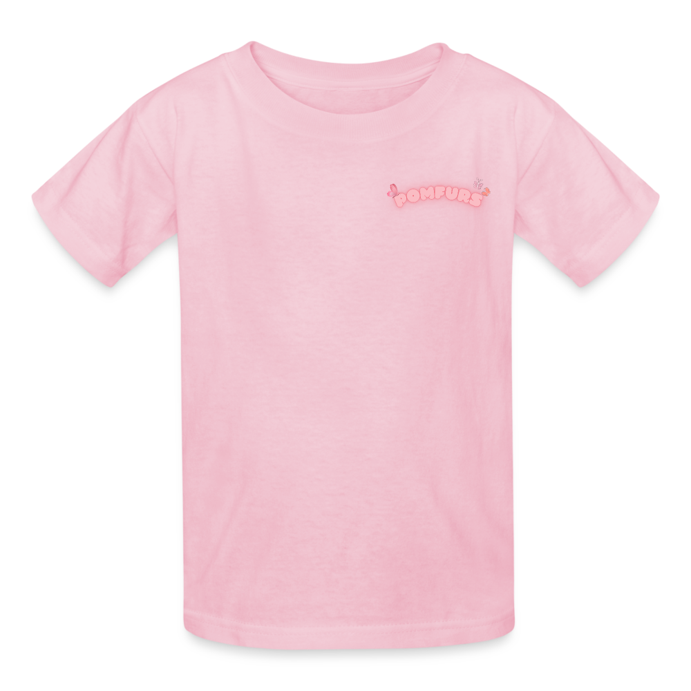 POMFURS© Ultra Cotton Sustainable Youth T-Shirt - light pink