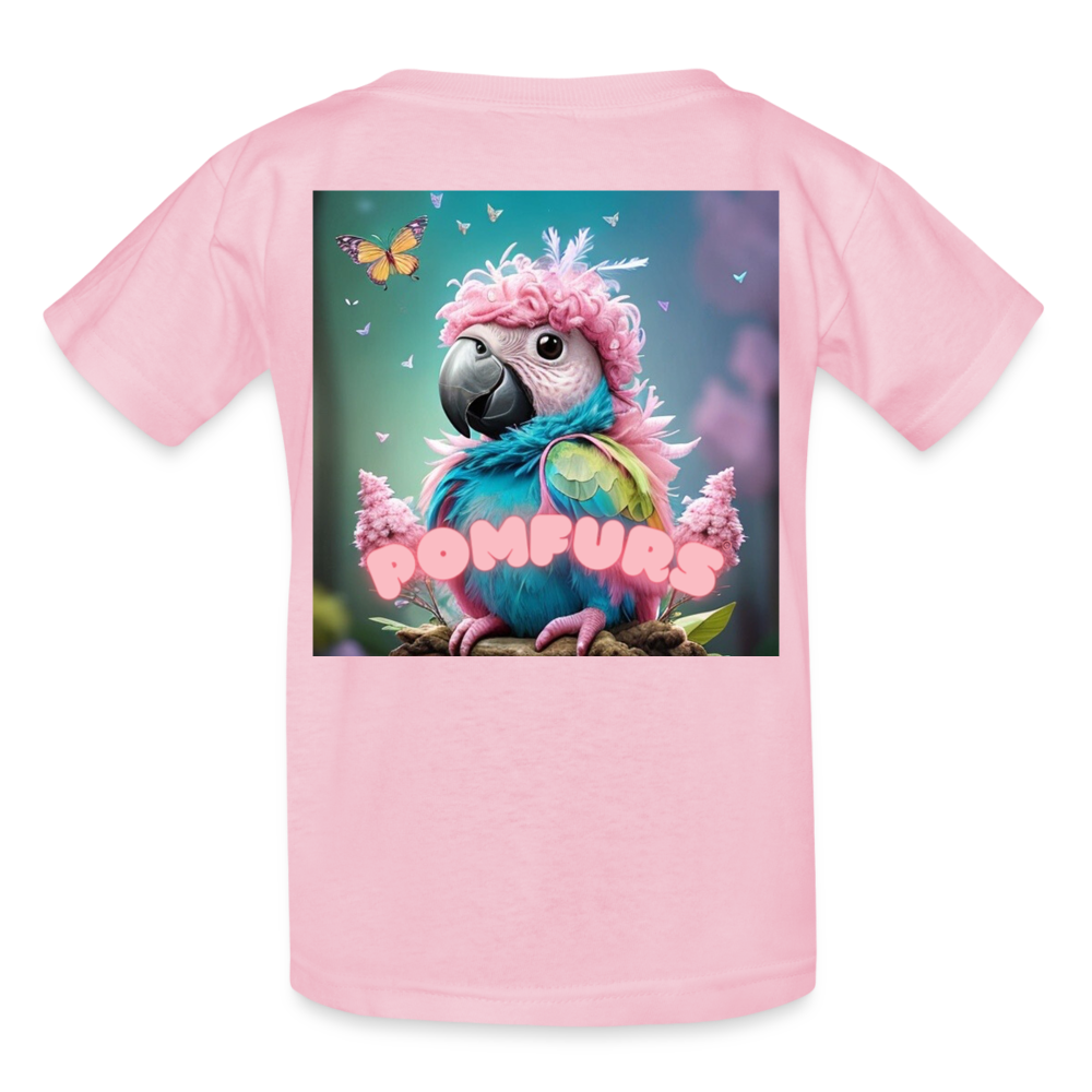 POMFURS© Ultra Cotton Sustainable Youth T-Shirt - light pink