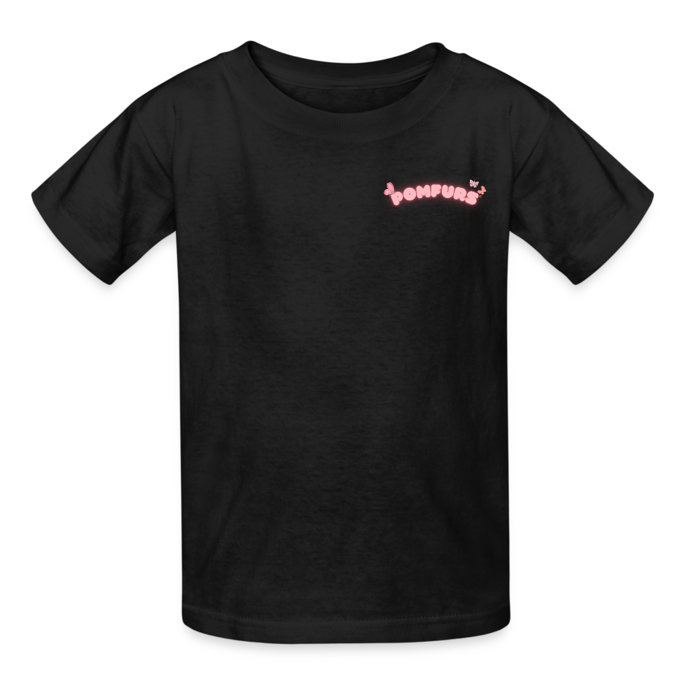 POMFURS© Ultra Cotton Sustainable Youth T-Shirt - black