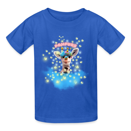 POMFURS© Bumby Ultra Cotton Youth T-Shirt - royal blue