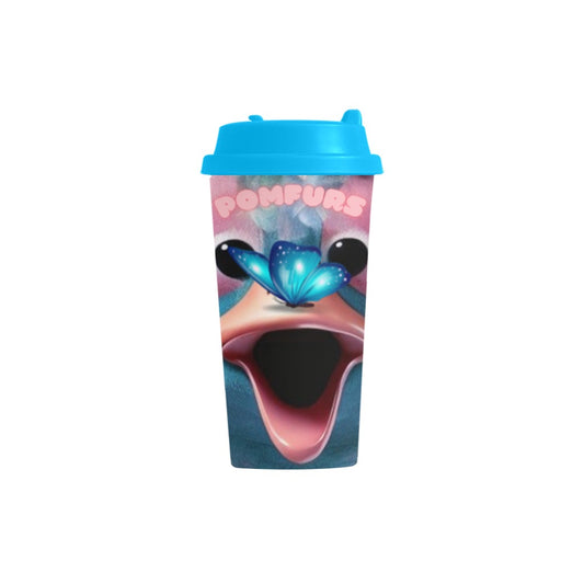 POMFURS© Coby Double Wall Plastic Cup in 3 Colors