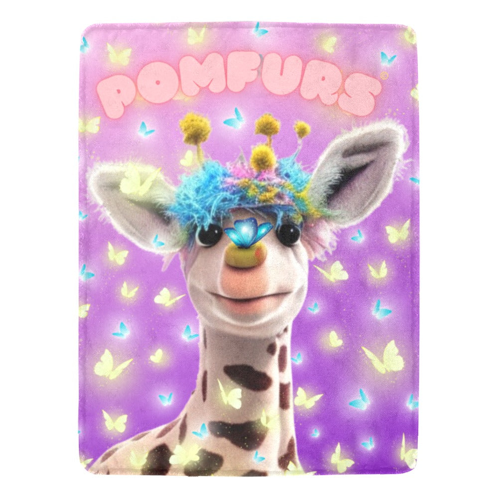 POMFURS© Bumby Microfleece Blanket (5 sizes)