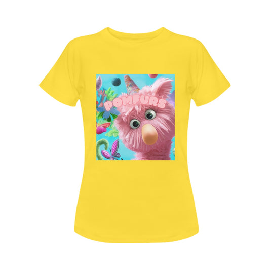POMFURS© Squeakicorn Womens T-shirts in 3 colors