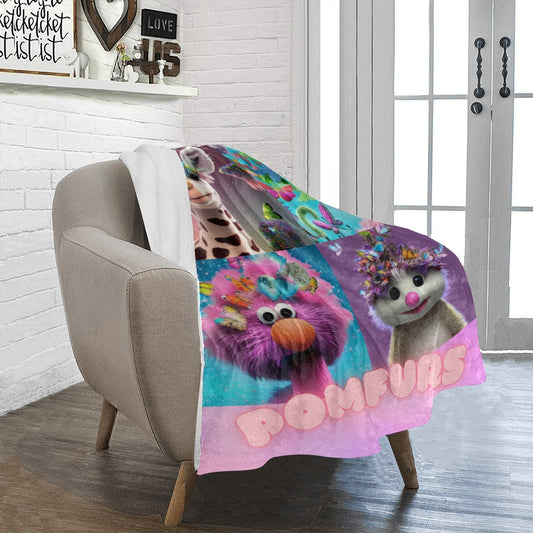 POMFURS© Ultra-Soft Micro Fleece Blanket 30"x40"