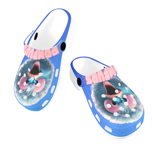 POMFURS© Coby Kids Blue Clogs